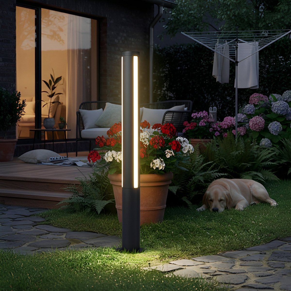 Outdoor Waterproof Pathway Post  Bollard Light