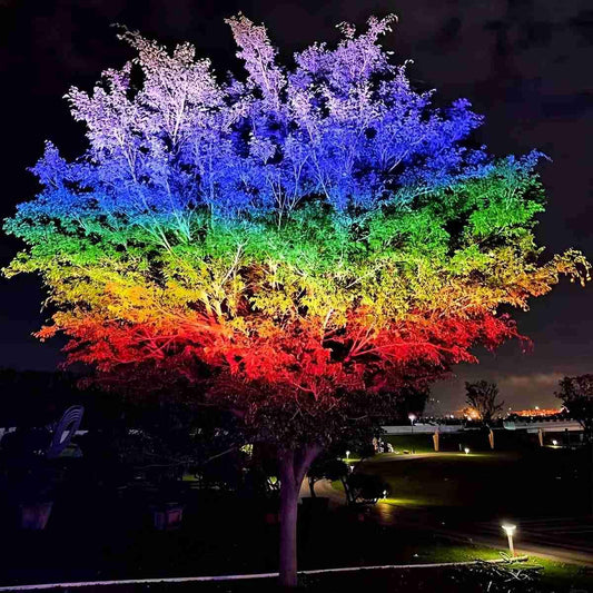 Outdoor Waterproof RGB LED Spot Lights Trees Lights