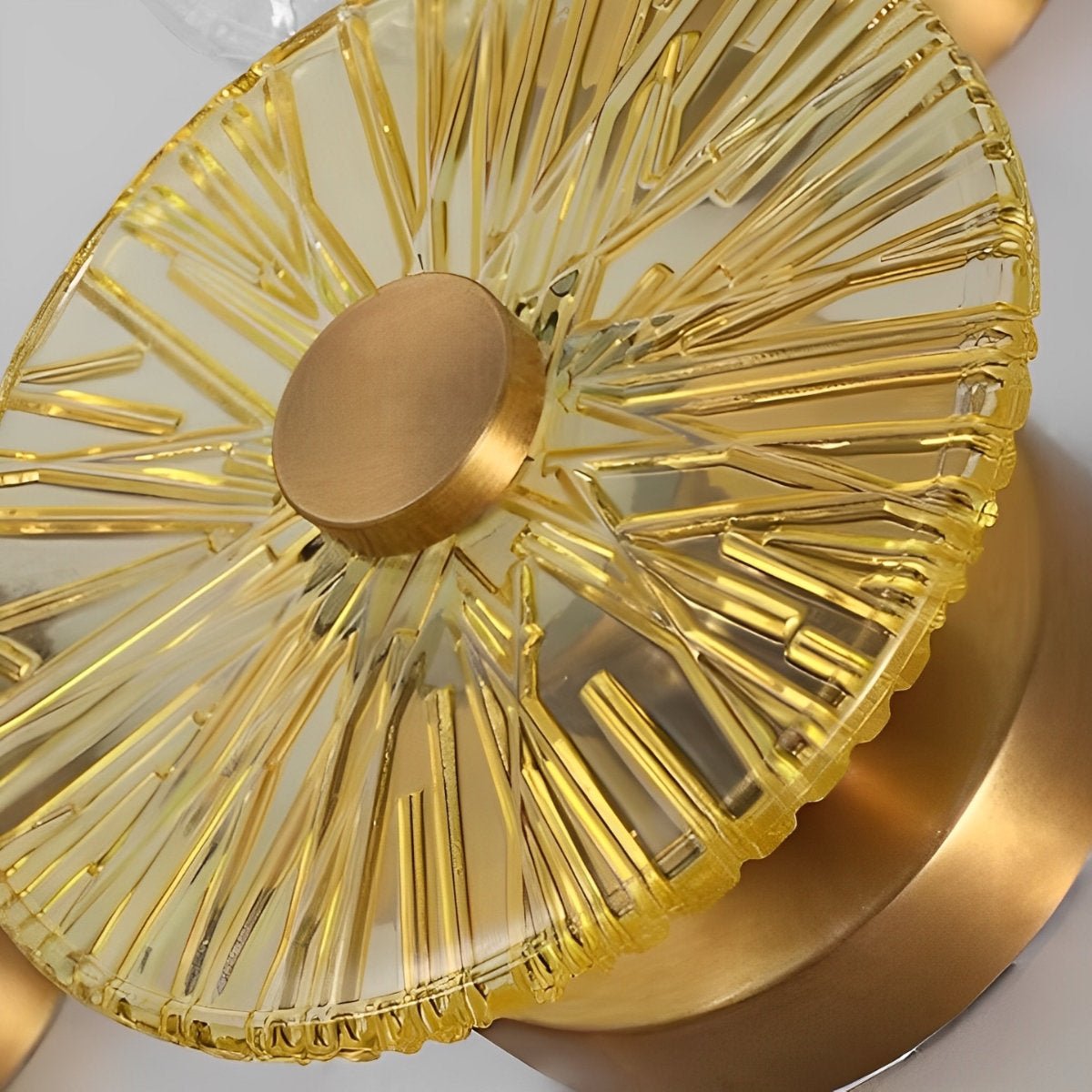 Petals Round Glass Luxury LED Personality Post-Modern  Wall Sconce