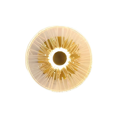Petals Round Glass Luxury LED Personality Post-Modern  Wall Sconce