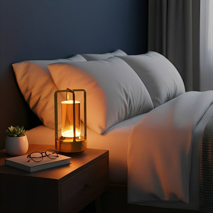 Portable Lantern Cordless Table Lamp USB Rechargeable Touch Dimming Night Lights