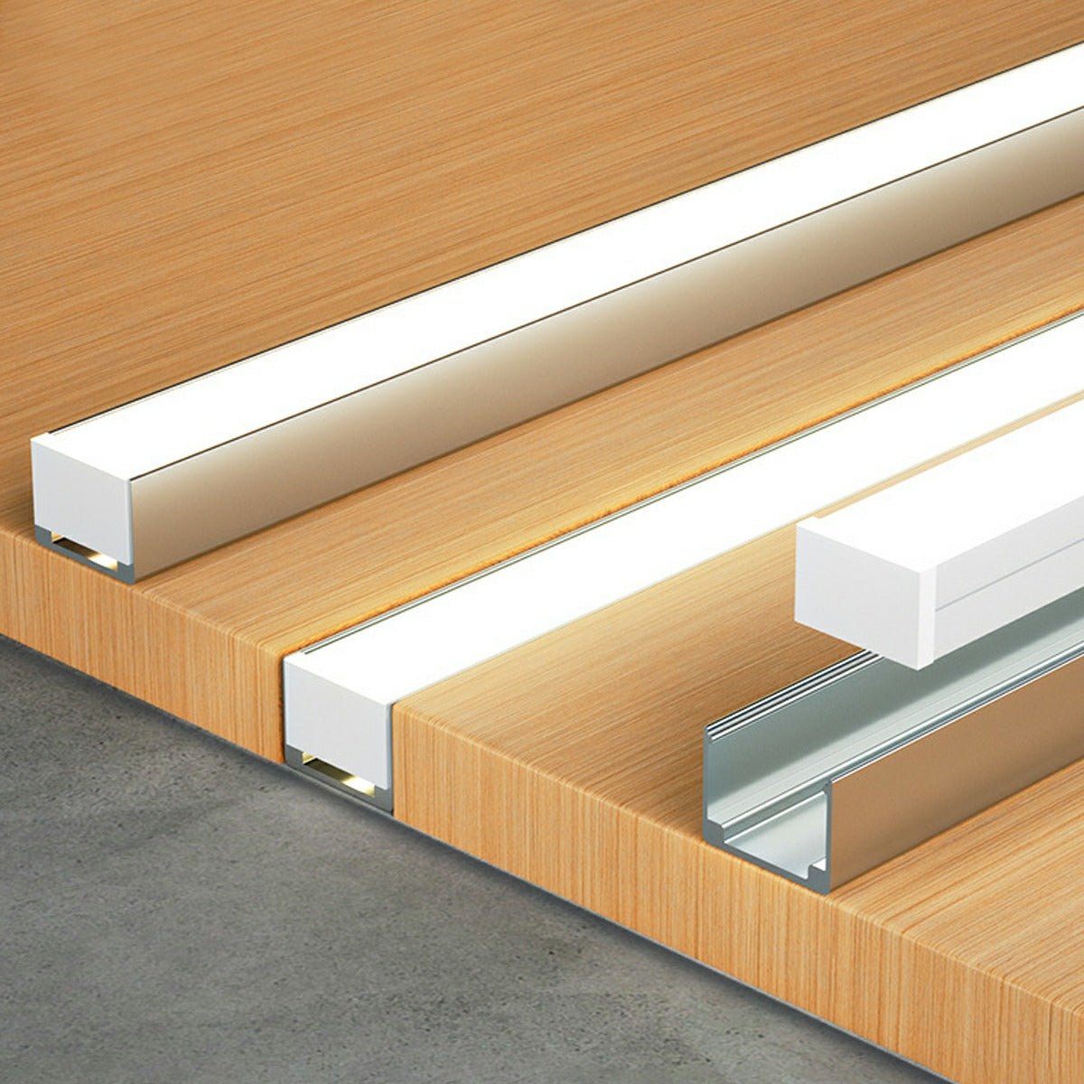 Recessed LED Flexible Linear Light Mounting Fixing Accessories