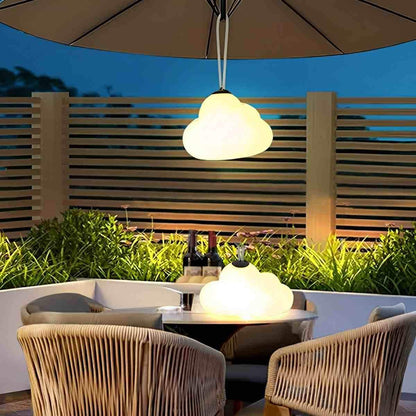 Rechargeable Outdoor Waterproof Clouds LED Hanging Lights