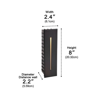Rectangle LED Waterproof Recessed Modern Foot Lights Stair Lights