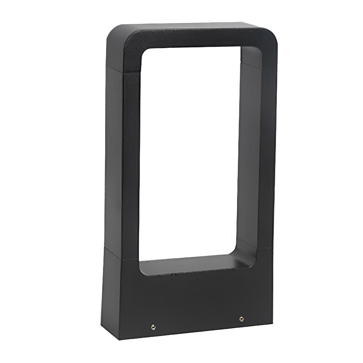 Modern Rectangular Frame Waterproof Led Black Bollard Parth Light