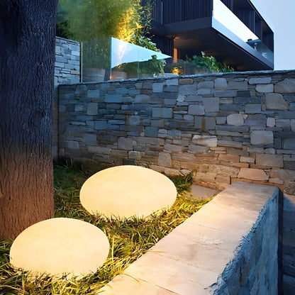 Resin Cobblestone Waterproof LED Lawn Lights Outdoor Floor Lamp