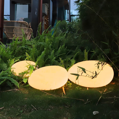 Resin Cobblestone Waterproof LED Lawn Lights Outdoor Floor Lamp
