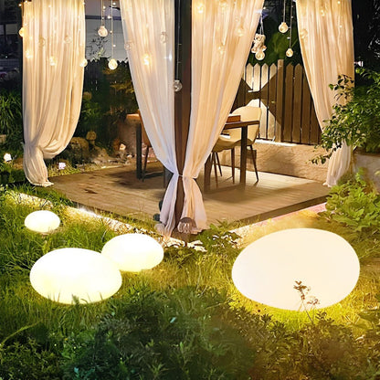 Resin Cobblestone Waterproof LED Lawn Lights Outdoor Floor Lamp