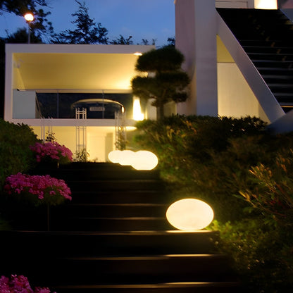 Resin Cobblestone Waterproof LED Lawn Lights Outdoor Floor Lamp
