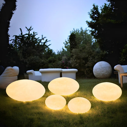 Resin Cobblestone Waterproof LED Lawn Lights Outdoor Floor Lamp