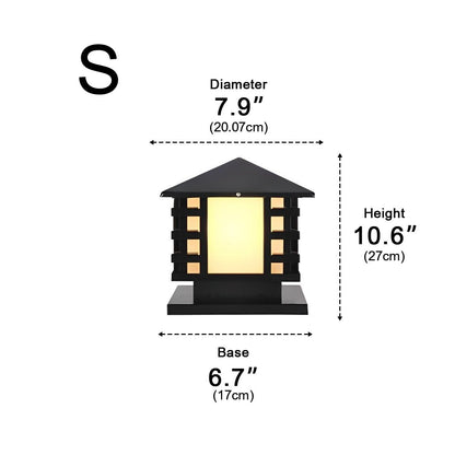 Retro Column LED Antique Garden Waterproof Courtyard Stigma Lamp