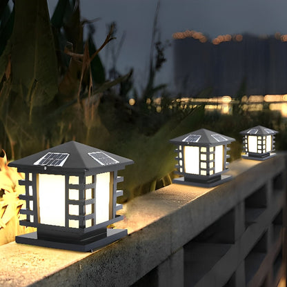 Retro Column LED Antique Garden Waterproof Courtyard Stigma Lamp