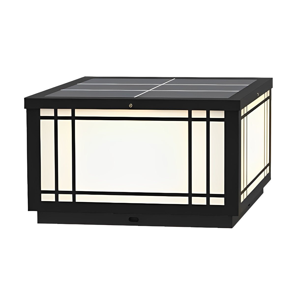 Retro Grilles Waterproof LED Fence Post Lights