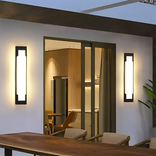 Modern Waterproof Linear Strip LED Outdoor Wall Lights