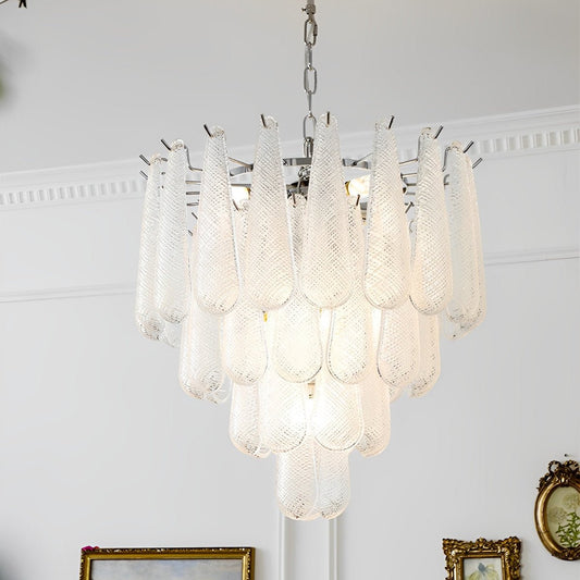 Retro Luxury Teardrop Waterfall Chandelier Light