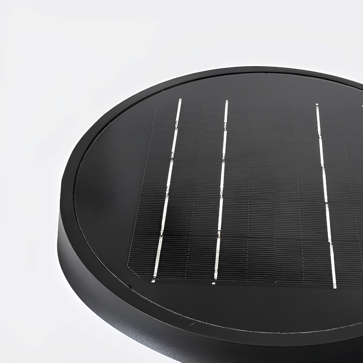 Round Waterproof LED Black Modern Outdoor Pathway Lights