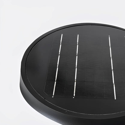 Round Waterproof LED Black Modern Outdoor Pathway Lights