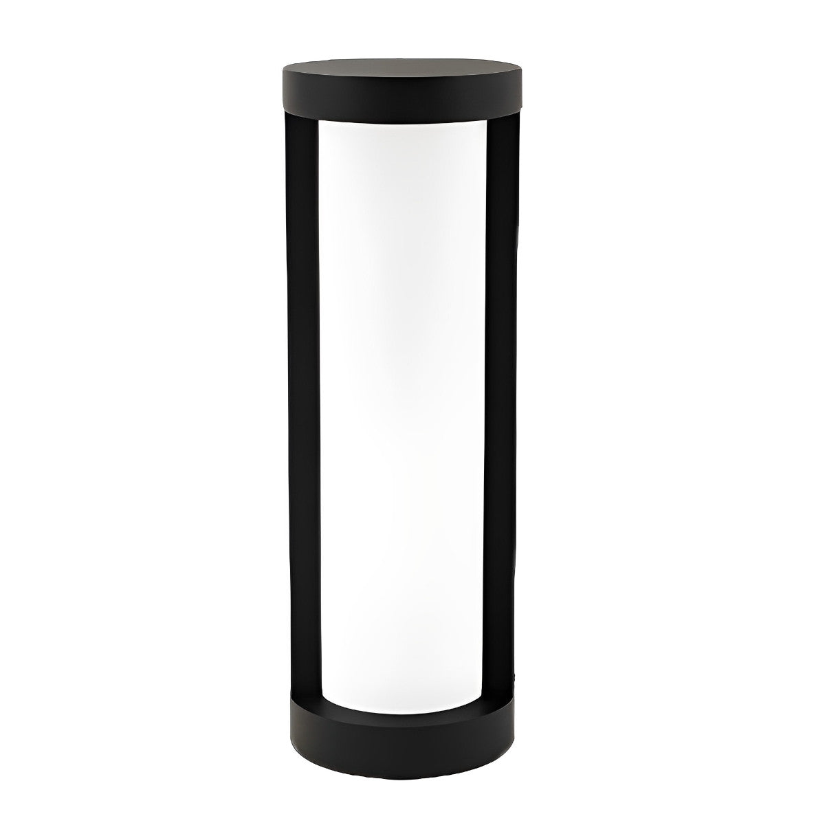 Round Waterproof LED Black Modern Outdoor Pathway Lights