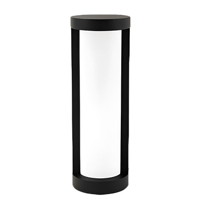 Round Waterproof LED Black Modern Outdoor Pathway Lights