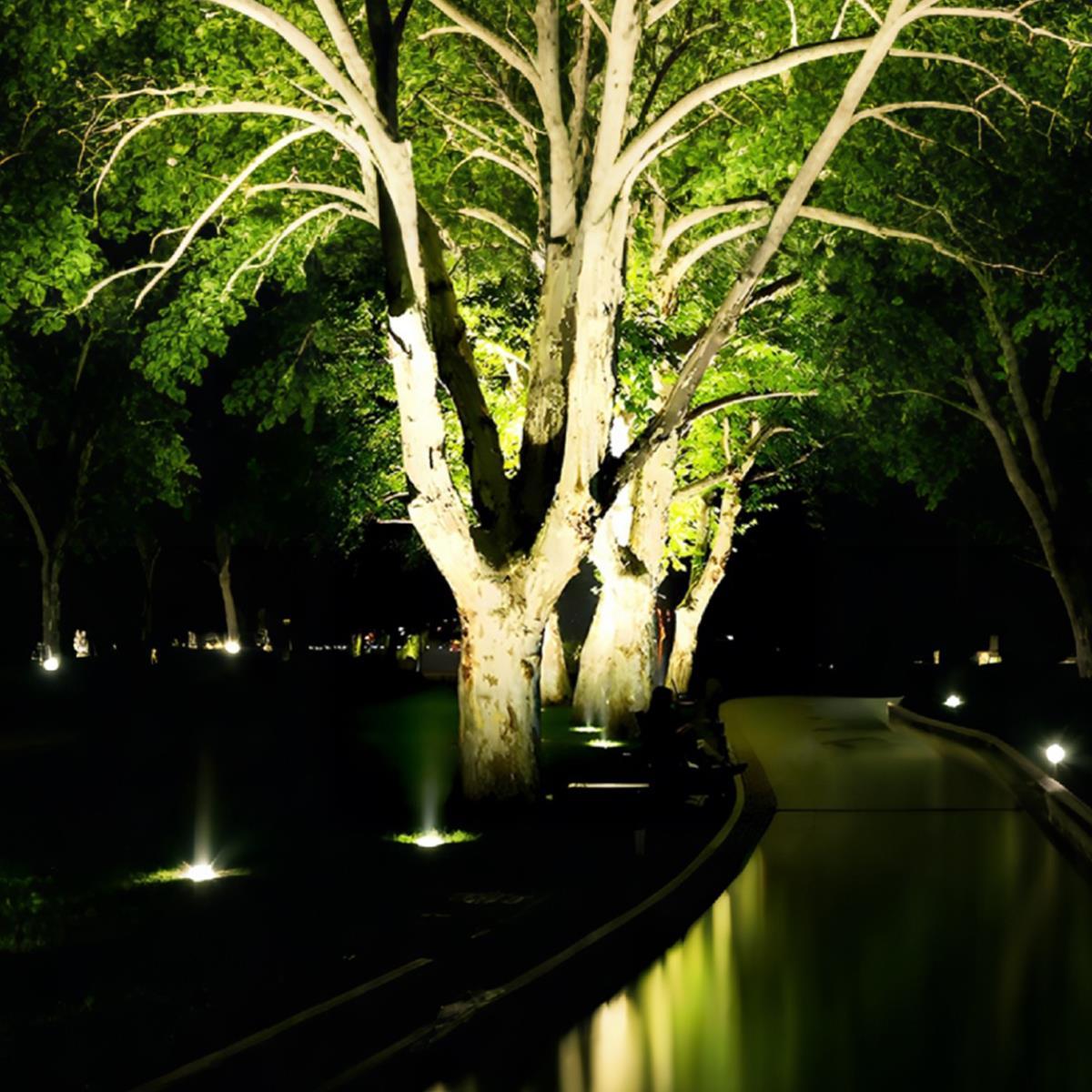 Round Waterproof Outdoor LED Spot Lights Building Exterior Light
