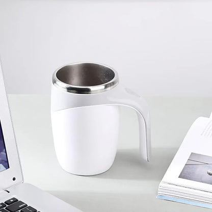 Self stirring coffee mug stirring cup