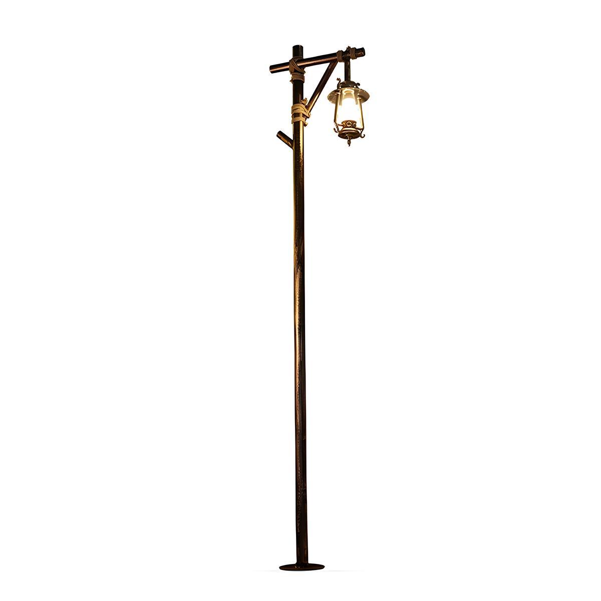 Set of 4 Waterproof Vintage Lantern Outdoor Western Street Pole Lights