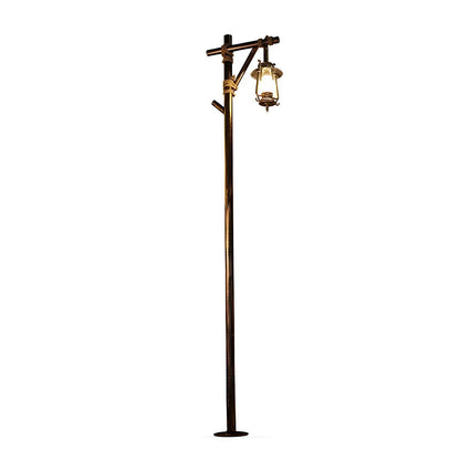 Set of 4 Waterproof Vintage Lantern Outdoor Western Street Pole Lights