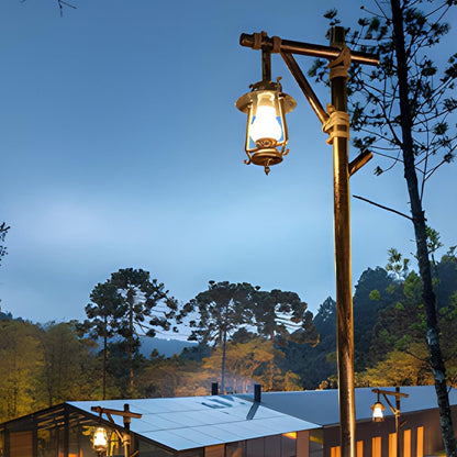 Set of 4 Waterproof Vintage Lantern Outdoor Western Street Pole Lights