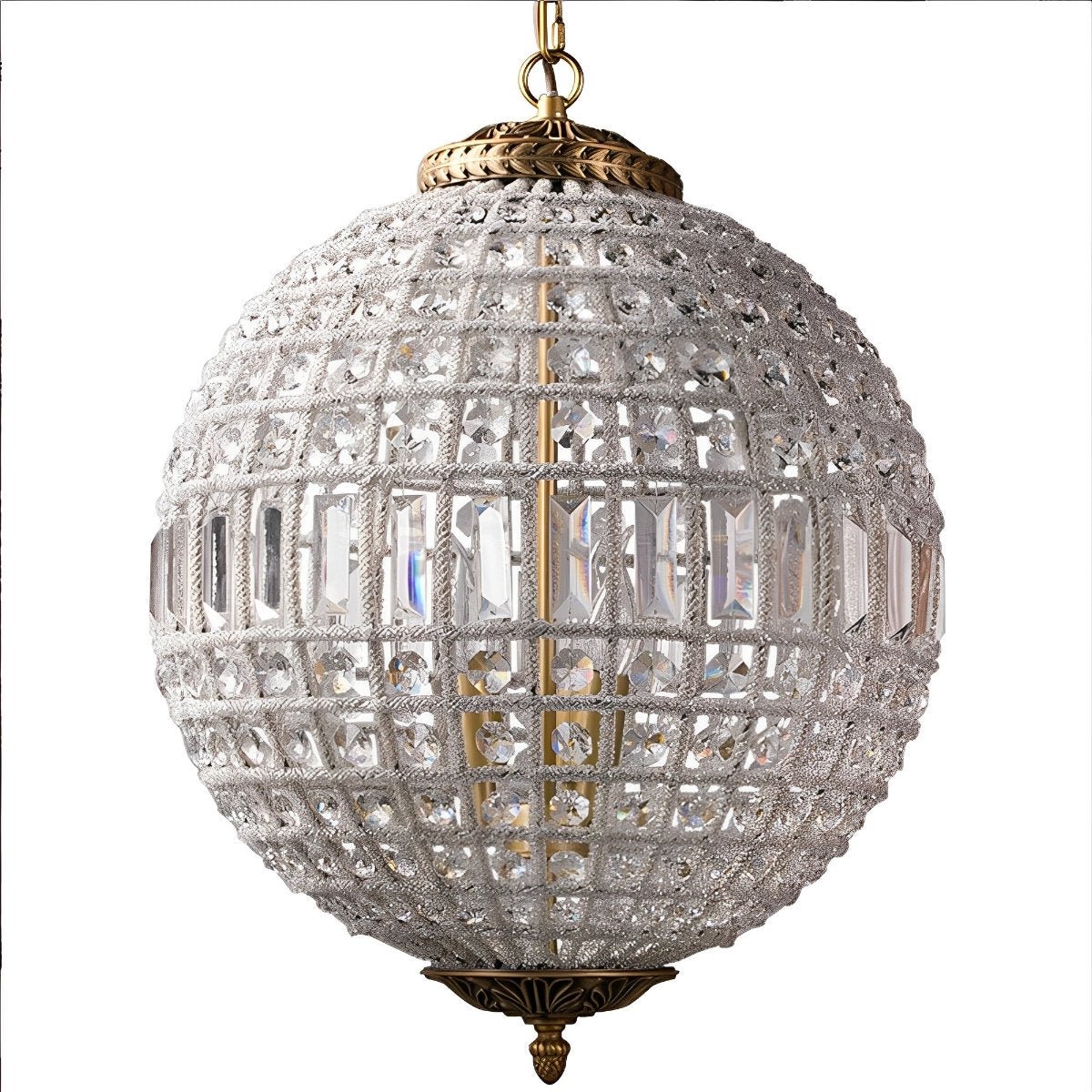 Shining Luxury Morocco Ball Crystal Chandelier Light