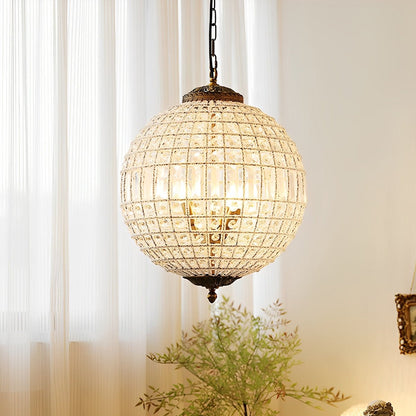 Shining Luxury Morocco Ball Crystal Chandelier Light