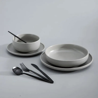 SleekSet cutlery arranged in a modern dining setting for a minimalist look