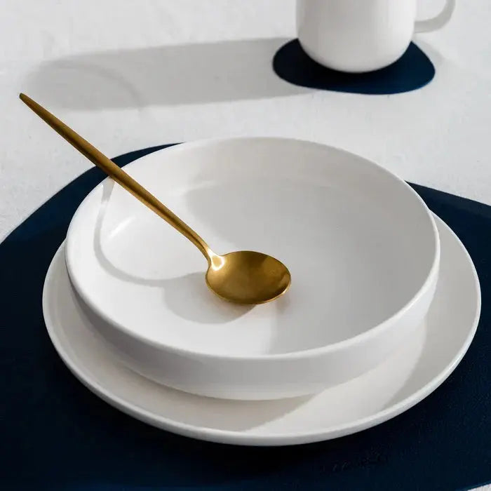 Close-up of the SleekSet spoon with rounded bowl and polished finish