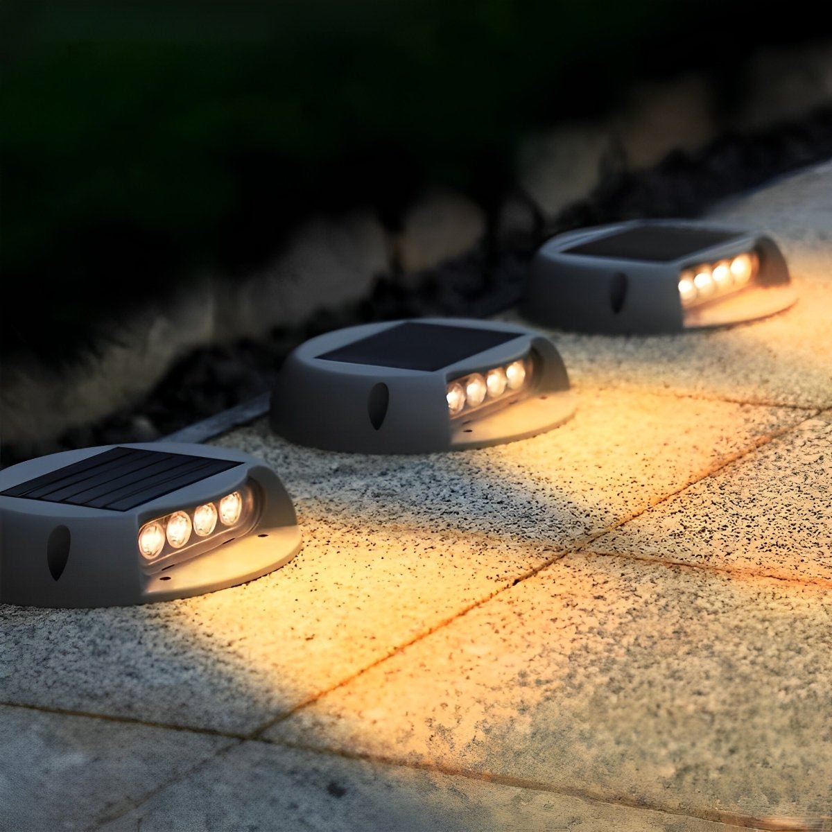 Solar Deck Stair Lights LED Outdoor Step Lights