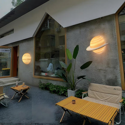Hemisphere Moon Waterproof Outdoor Porch LED Exterior Wall Lights