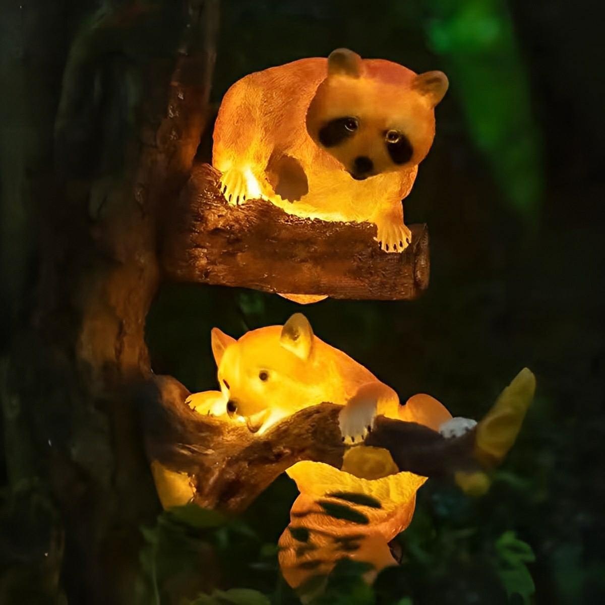 Solar Outdoor Waterproof Animal LED Hang Lights Trees Lights