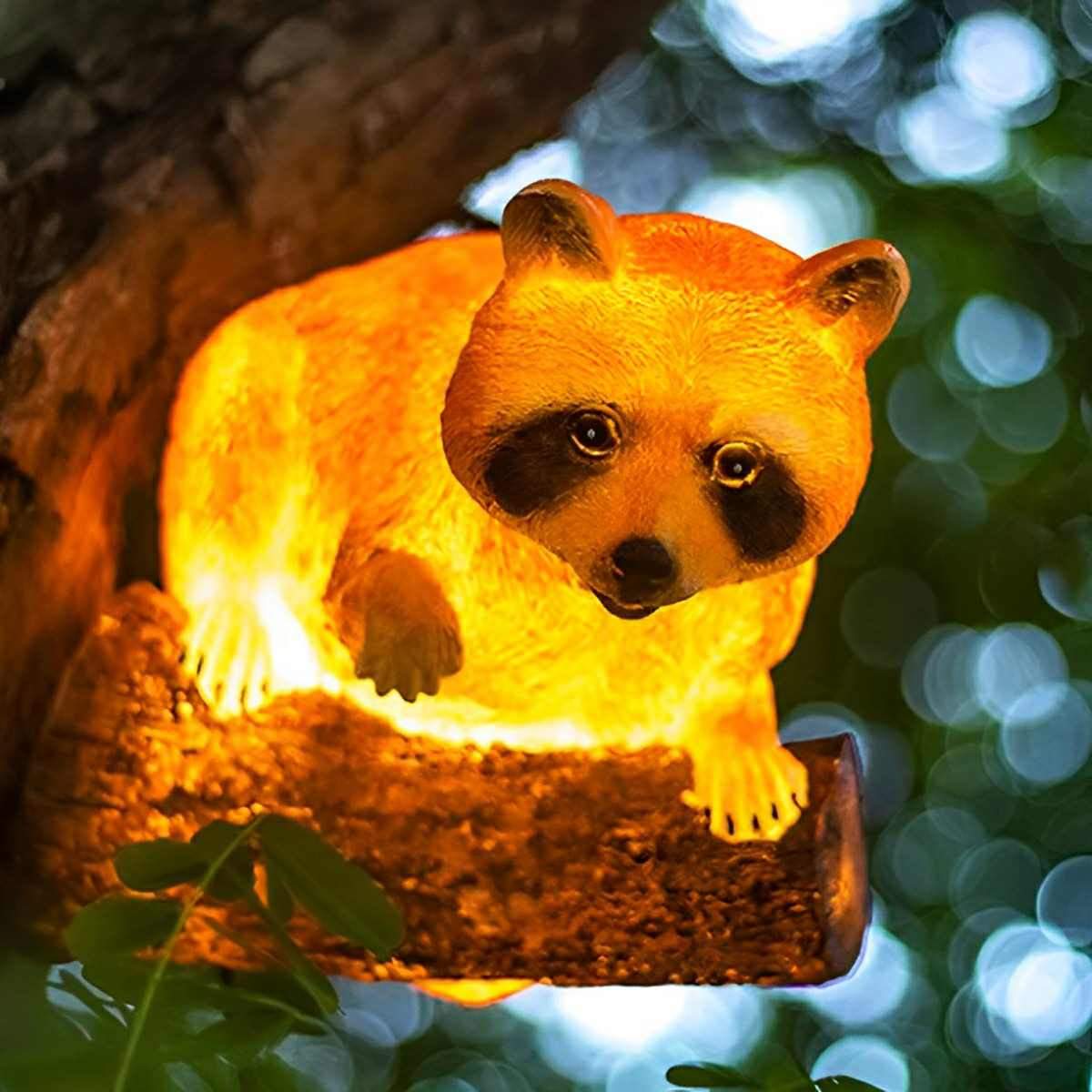 Solar Outdoor Waterproof Animal LED Hang Lights Trees Lights