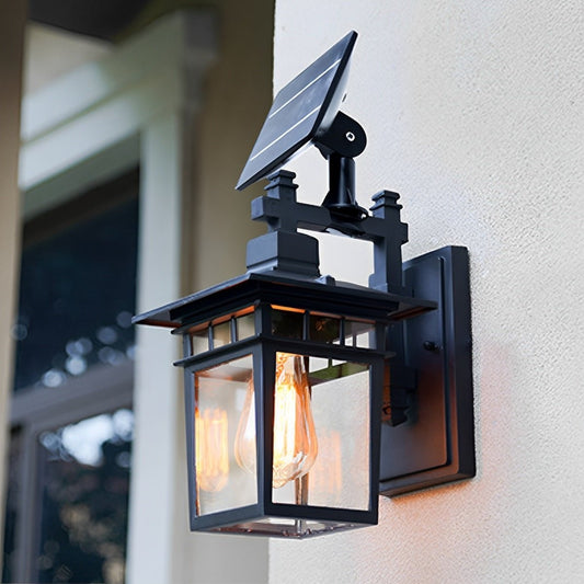 Rustic Square Waterproof Outdoor LED Porch Wall Light