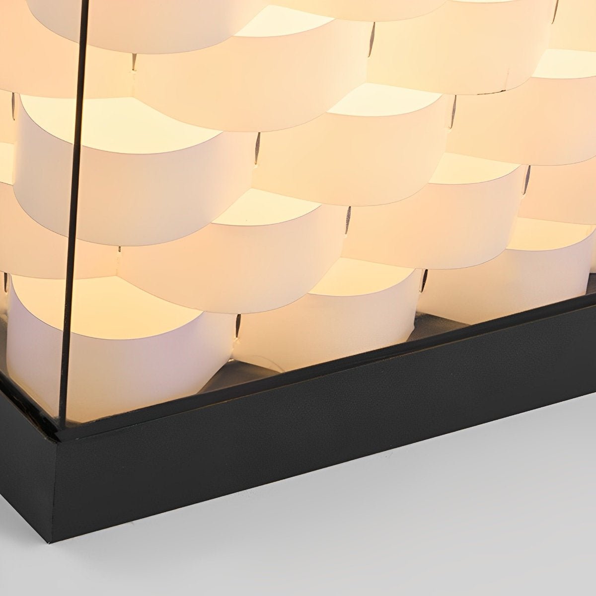 Waterproof Cubed Weave LED Outdoor Post Lights