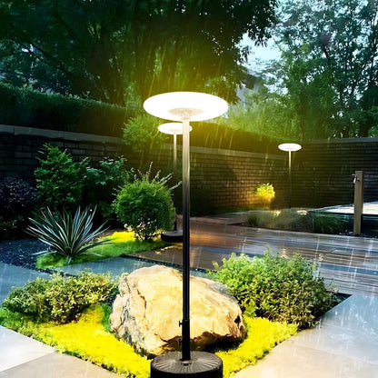 Solar Waterproof Dish Moving & Lifting Outdoor LED Floor Lamps