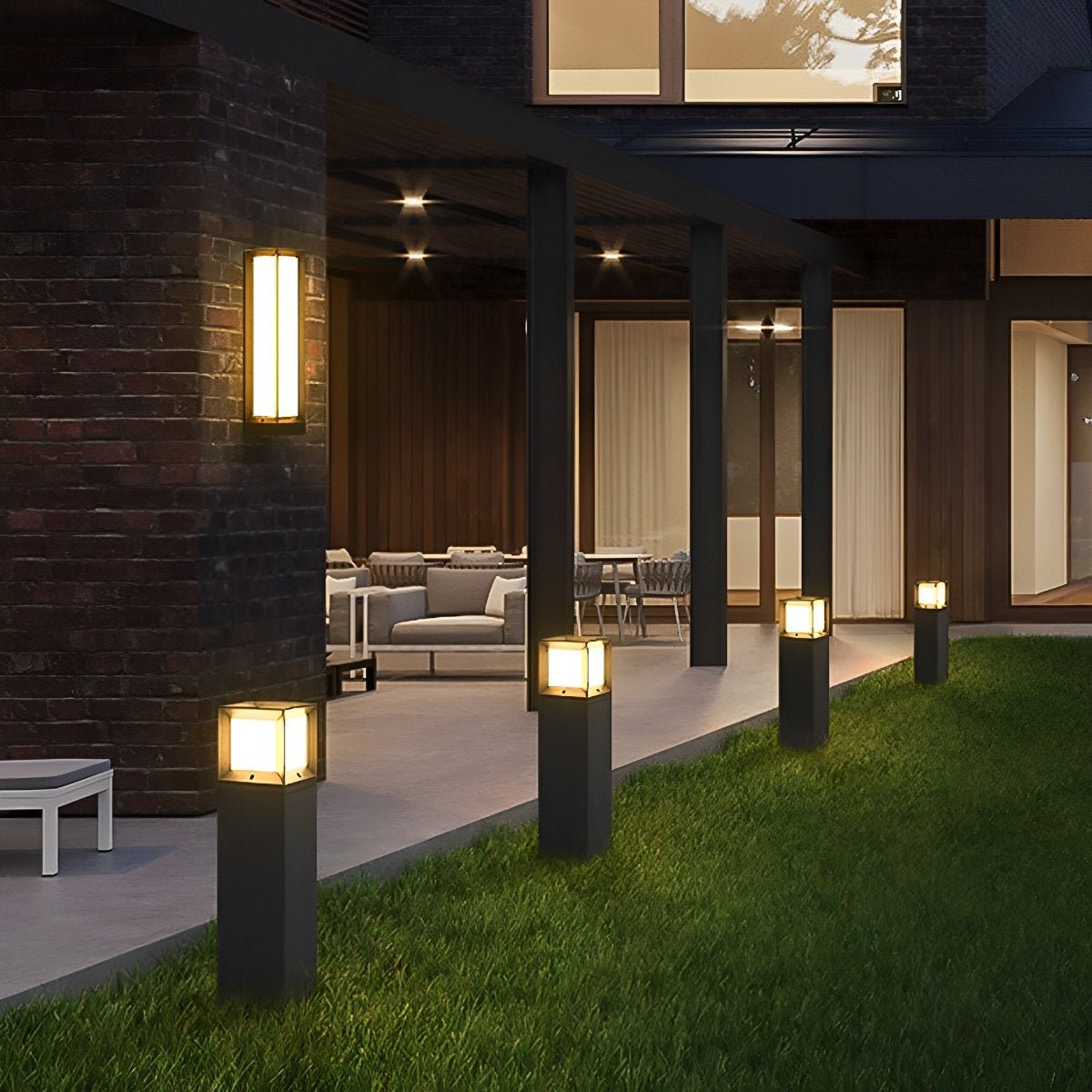 Waterproof High Pole Metal Post Lights Street Lights