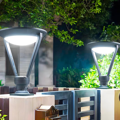 Waterproof Modern Conical LED Outdoor Post Lights