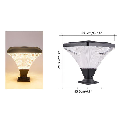 Waterproof Modern Conical LED Outdoor Post Lights
