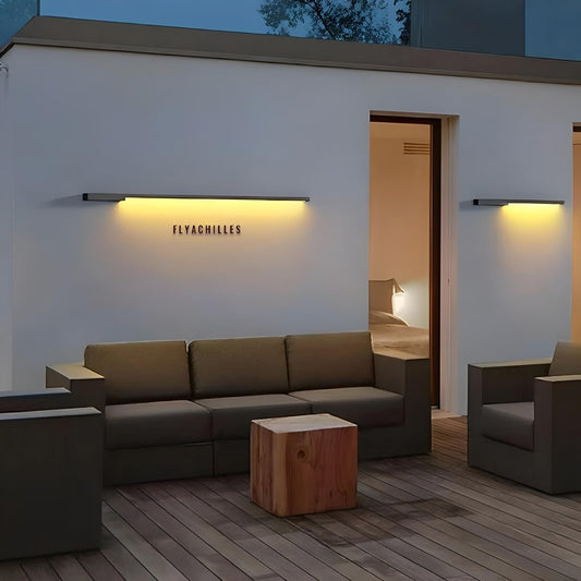 Waterproof Outdoor Long Light Strip LED Exterior Wall Lights