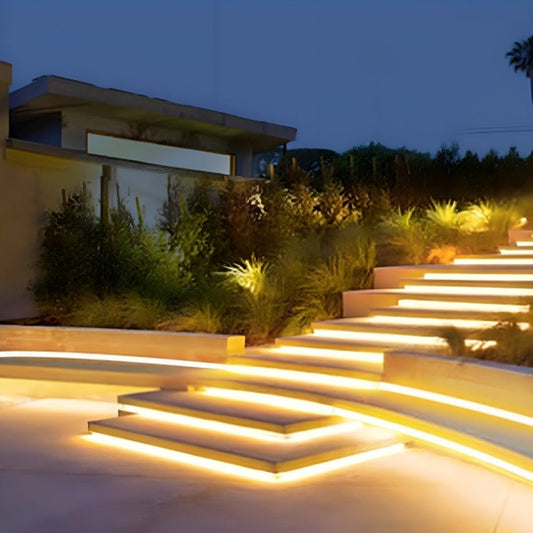 Solar Waterproof Outdoor Recessed LED Linear Light DIY