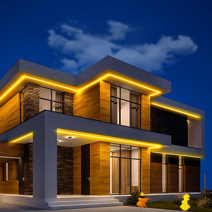 Solar Waterproof Outdoor Recessed LED Linear Light DIY