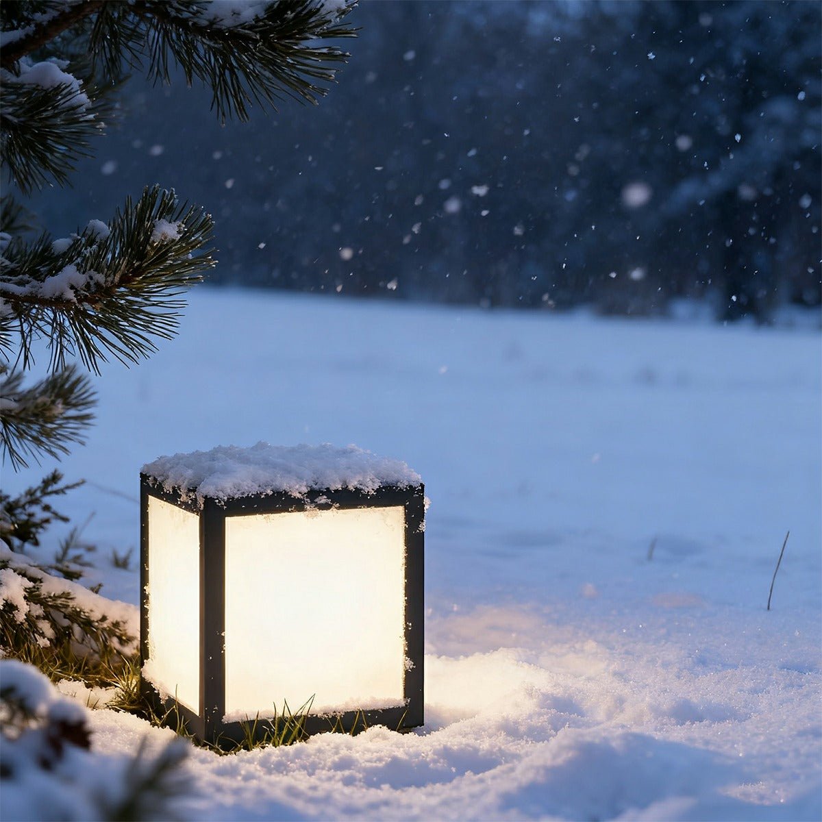 Waterproof Post Cap Aluminum Column Pedestal Light