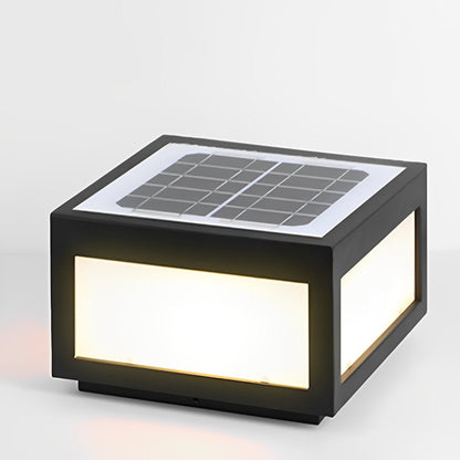 Waterproof Post Cap Aluminum Column Pedestal Light