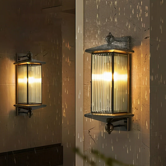 Waterproof Rustic Copper Outdoor LED Porch Wall Lights