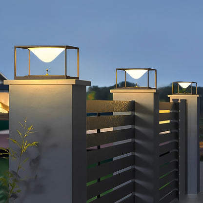 Waterproof Square Dripping LED Outdoor Post Lights