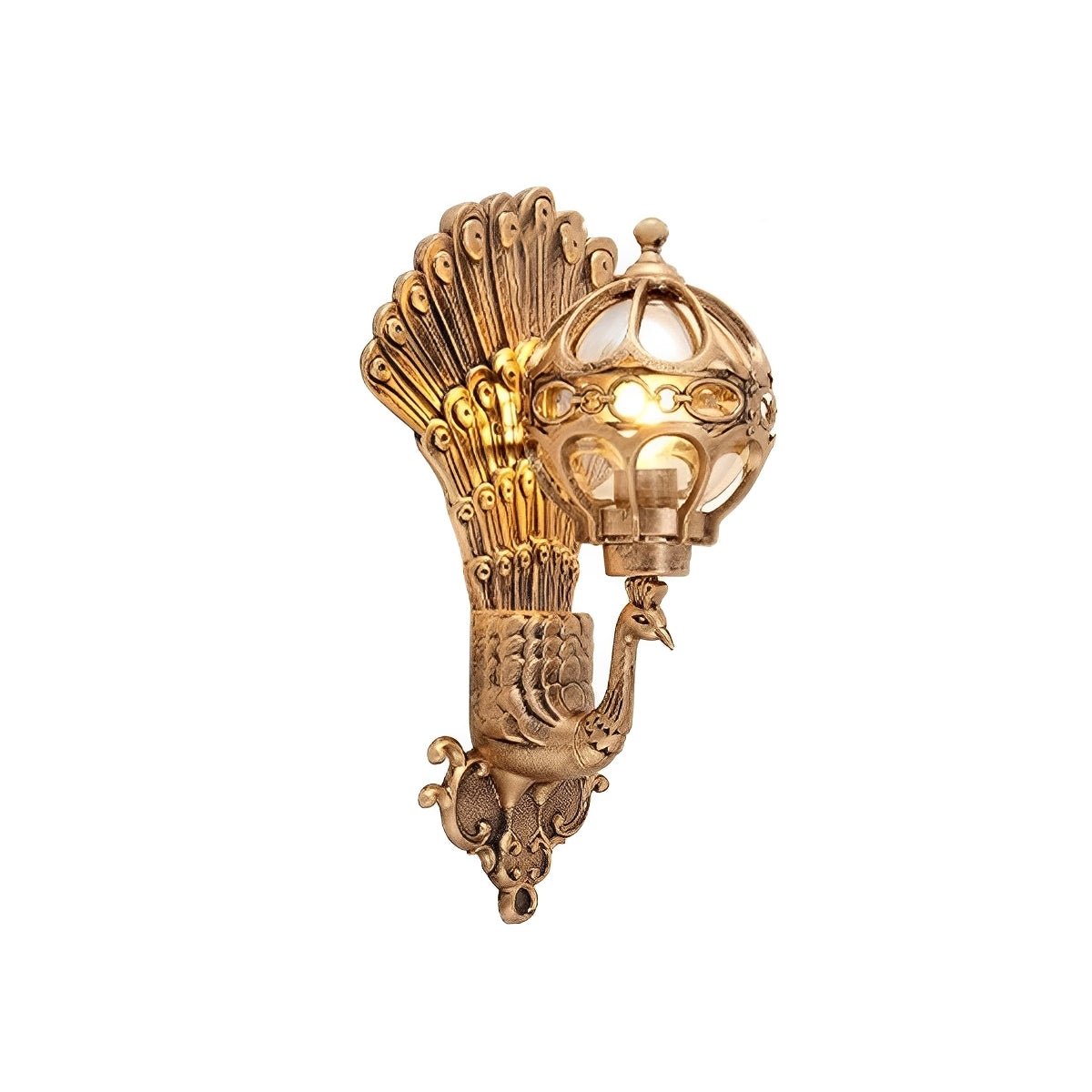 Waterproof Vintage Peacock Outdoor LED Porch Wall Lights